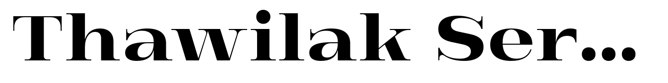 Thawilak Serif Semi Bold